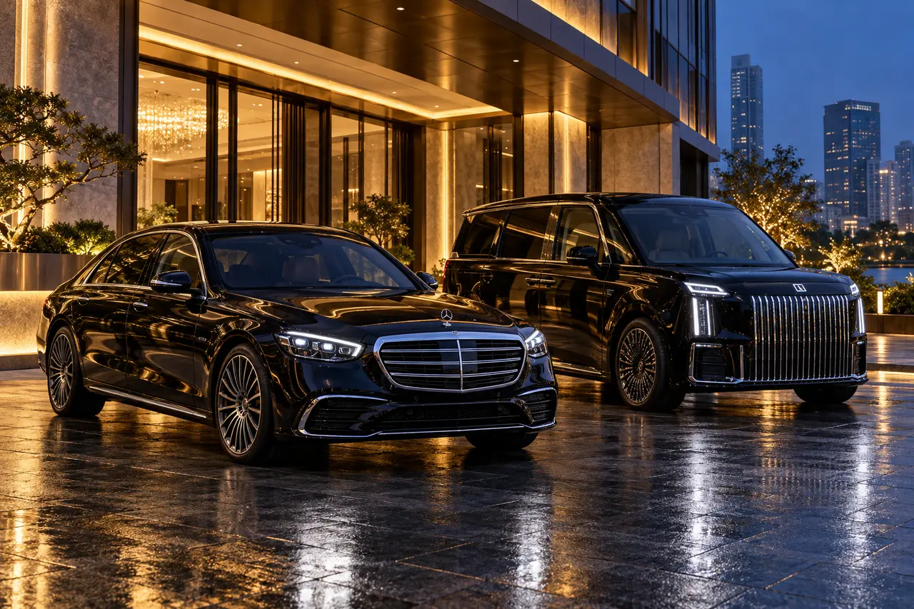 Элит-класс: Mercedes-Benz S-Class и Zeekr 009